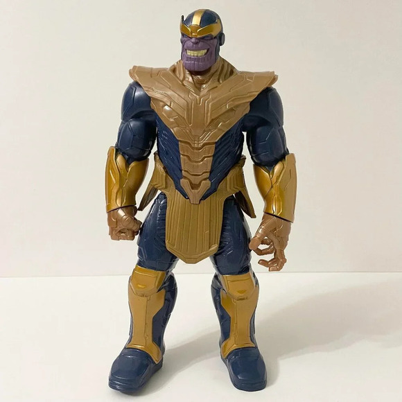 Marvel Hasbro Avengers Titan Hero Series Thanos 11.5 Inch Tall Action Figure - Picture 1 of 16